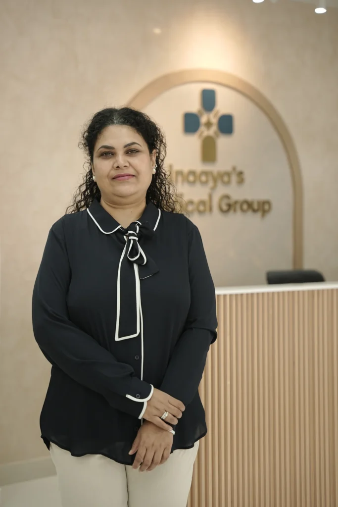 Dr. Anuvesha Samala, physician at Inaaya’s Medical Group in Hyderabad